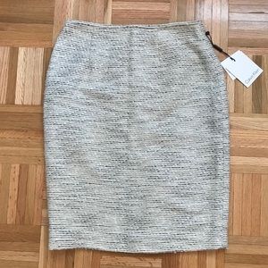 Calvin Klein NWT Boucle Tweed Pencil Skirt